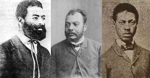 Luiz Gama, José do Patrocínio e André Rebouças são exemplos de três grandes abolicionistas negros brasileiros. Luiz Gama, José do Patrocínio e André Rebouças, exemplos de três grandes abolicionistas negros brasileiros.