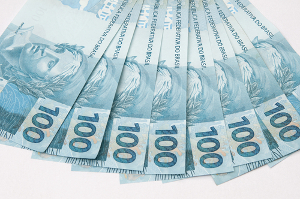 Notas de 100 reais