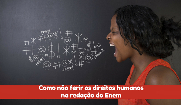 Estudante fazendo prova de redação do Enem